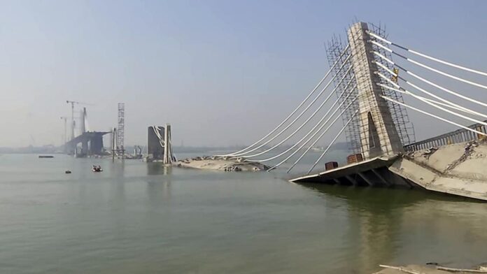 Fallen bridge raised questions
