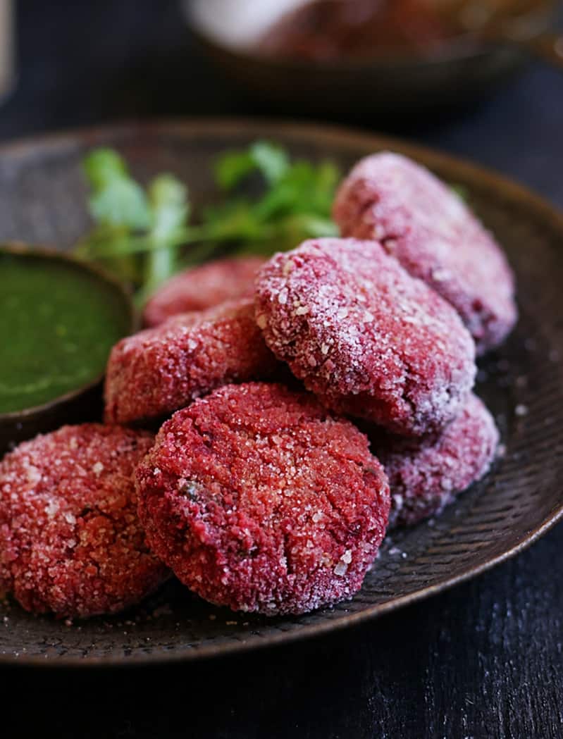 If you want to give something healthy to the children in tiffin then make quick beetroot potato cutlets